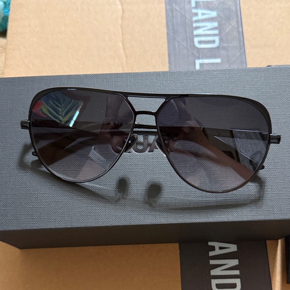 Quay Australia Glossy Black Sunglasses